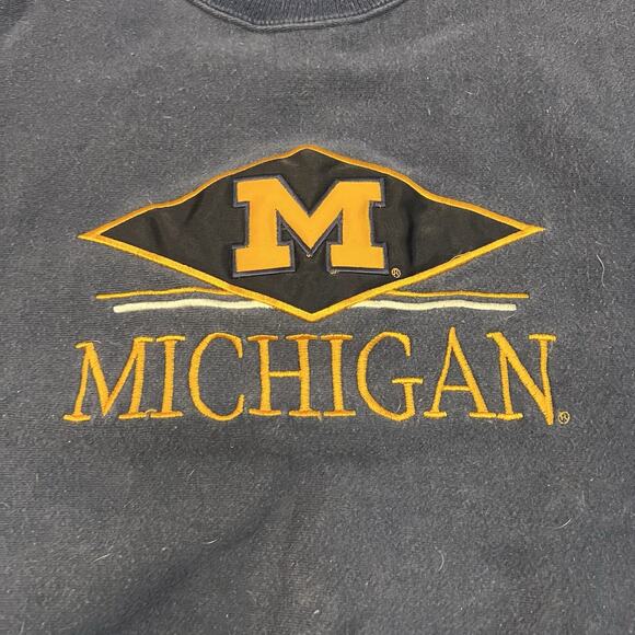 Vintage Legends Athletic Michigan Spellout Pullover Sweatshirt Size XXL - Picture 7 of 7